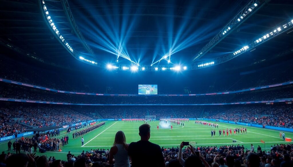 Как фанаты создают атмосферу на матче: шумовые эффекты и световые шоу - иллюстрация