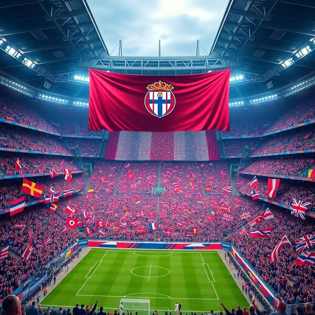 Значение флагов и штандартов в атмосфере футбольного матча