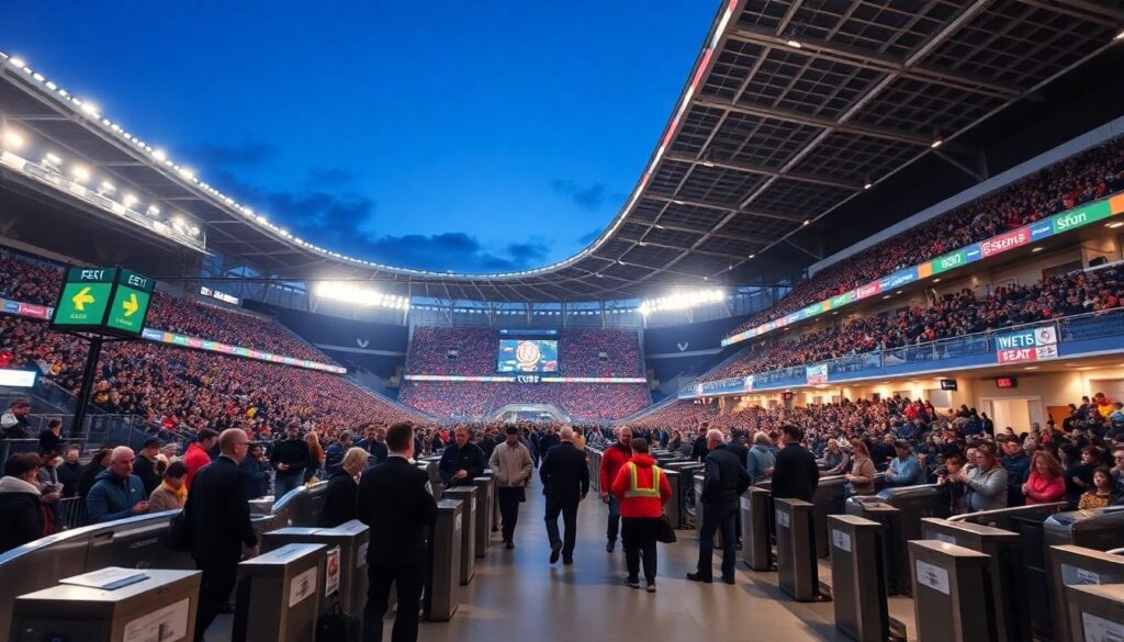 Как проектируются безопасные фан-зоны на стадионах - иллюстрация