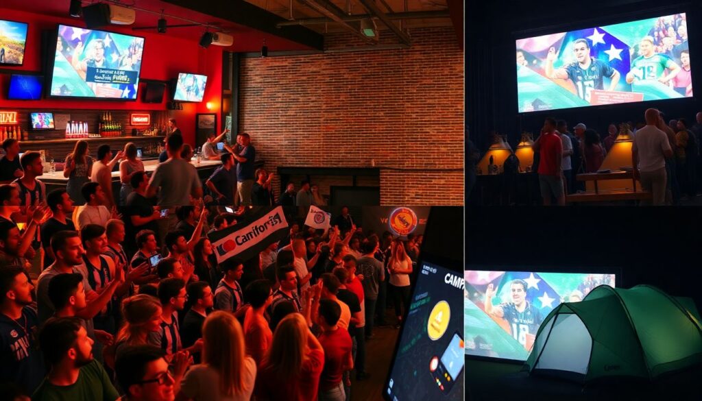 Праздники болельщиков: клубные вечеринки и встречи - иллюстрация