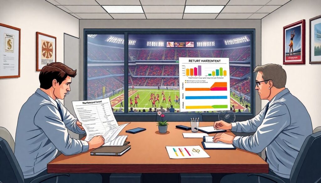 Как фанаты выбирают группы поддержки для конкретной встречи - иллюстрация