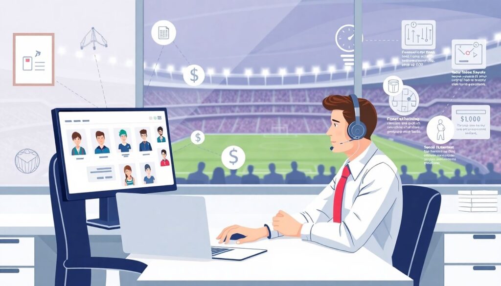 Как фанаты выбирают группы поддержки для конкретной встречи - иллюстрация