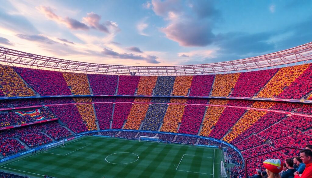 Значение цвета с точки зрения фанатской идентичности - иллюстрация