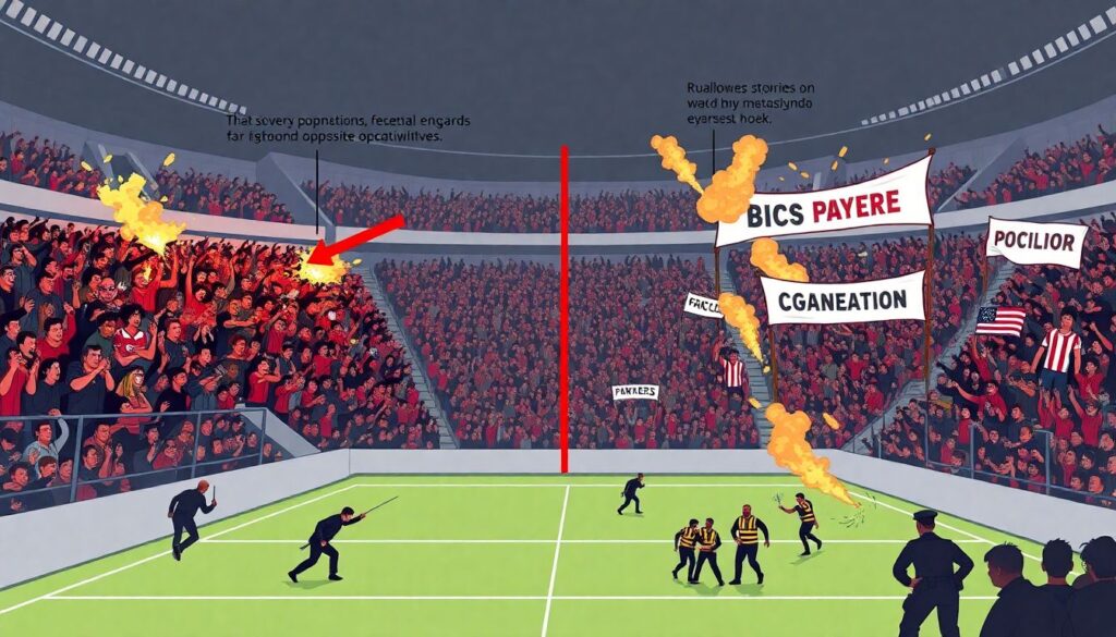 Истории противостояний между фанатскими группами - иллюстрация