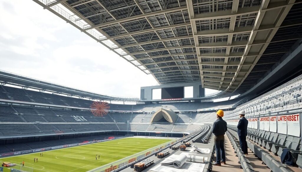 Арт-объекты на трибунах: крупные инсталляции - иллюстрация