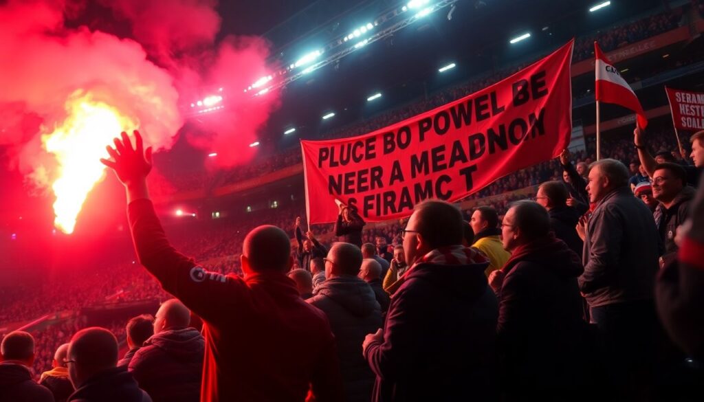 Этикет болельщика на выезде: правила поведения - иллюстрация