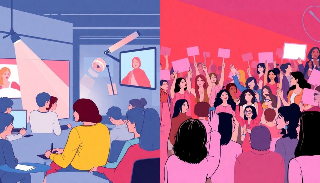 Участие женской аудитории в фанатской культуре - иллюстрация