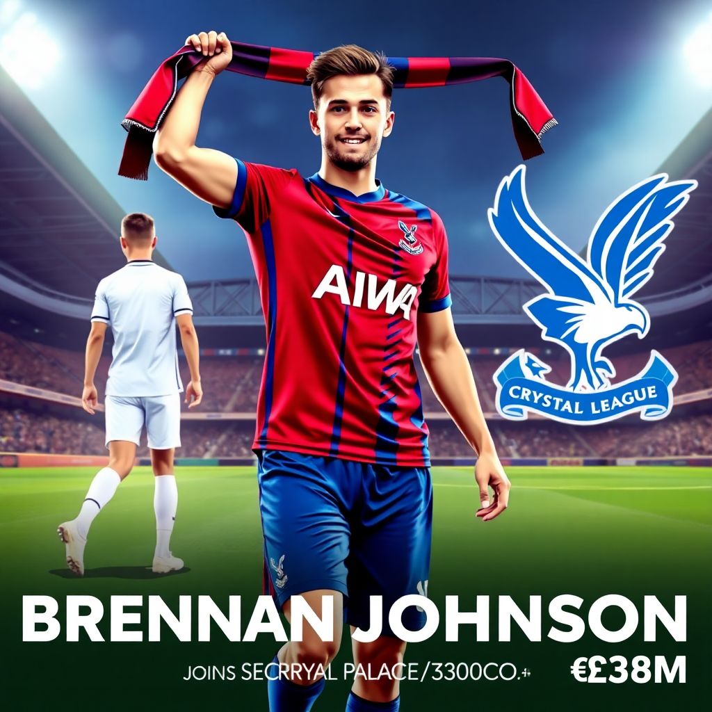 «Тоттенхэм» продал Бреннана Джонсона: трансфер в «Кристал Пэлас» до 2030 года