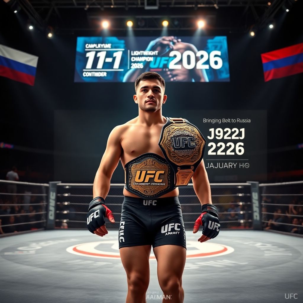 Царукян и цель пояс Ufc к 2026 году: путь российского легковеса