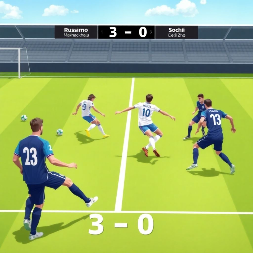 Махачкалинское «Динамо» – «Сочи» 3:0 в контрольном матче на сборах в Турции