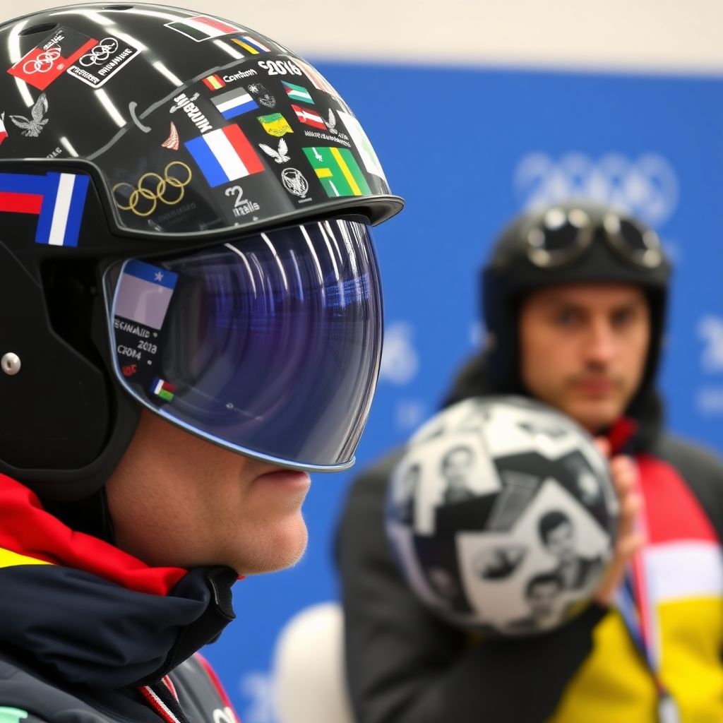 МОК объяснил, почему флаг России на шлеме не нарушает правила ОИ‑2026